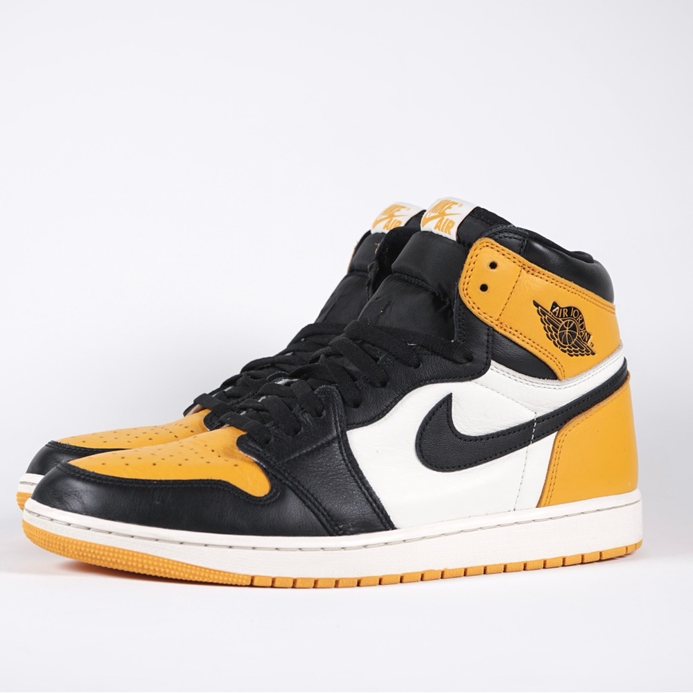 Air Jordan 1 “Taxi’s“ Retro High OG Yellow Toe  Mens Size 13 - Picture 3 of 9